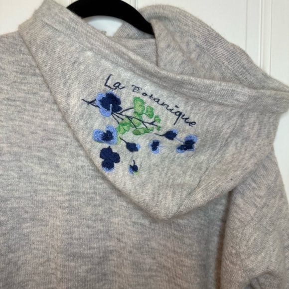 H&M Gray Long Sleeve Embellished Hooded Sweater - Picture 5 of 8